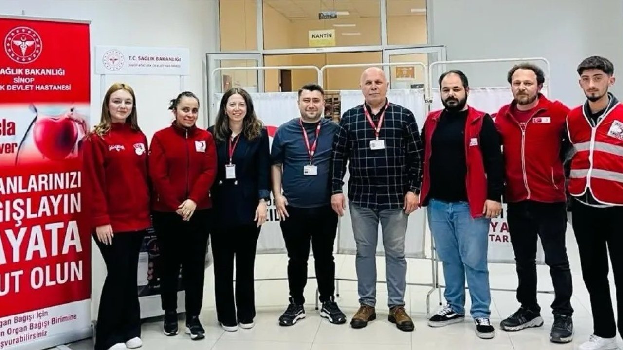 Sinop’ta organ bağışı bilinci kampüste anlatıldı