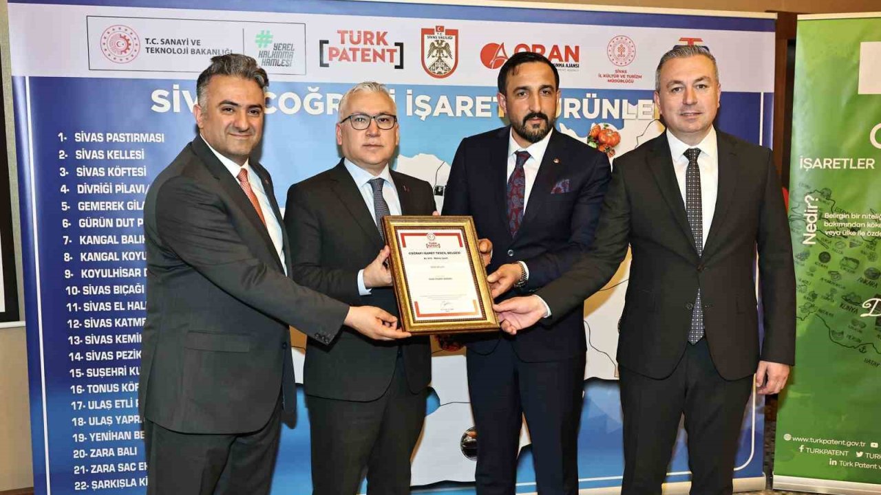Sivas kellesi coğrafi işaret tescili aldı