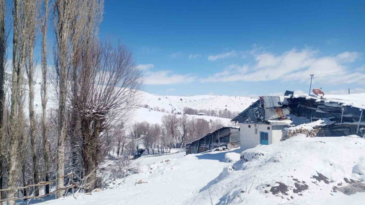 Sivas’a kış geri döndü