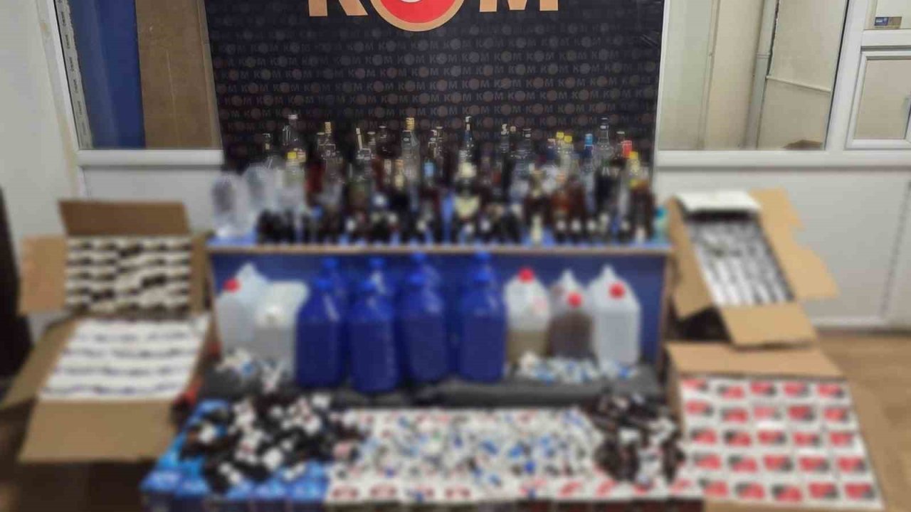 Sivas’ta kaçak alkol operasyonu: 1 kişi tutuklandı