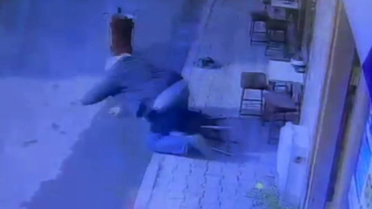 Taburede uyudu, yerde uyandı