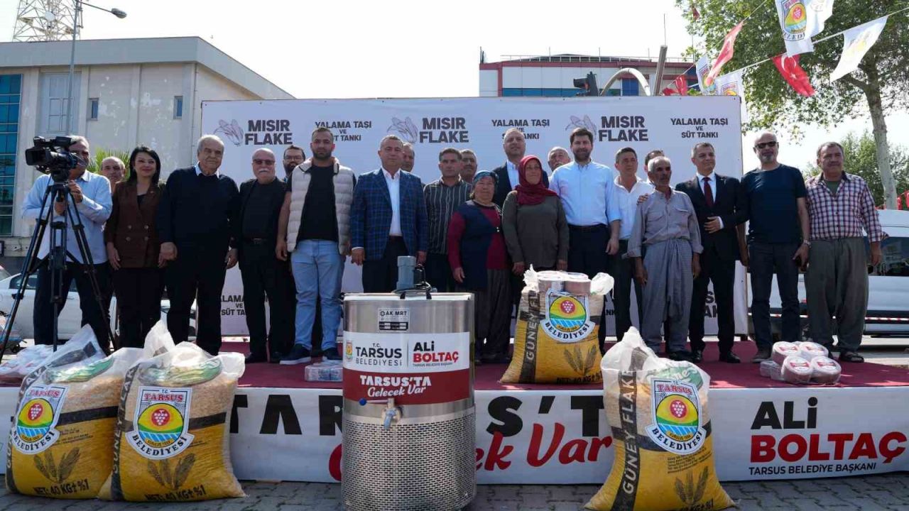 Tarsus Belediyesinden üreticiye destek büyüyor