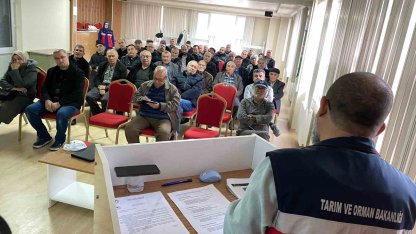 Tavşanlı’da üreticilere bitki koruma eğitimi