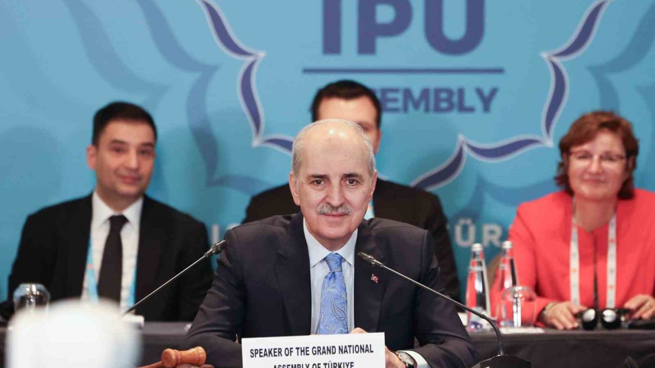 TBMM Başkanı Numan Kurtulmuş: "Adaletsizliğe ve çatışmalara karşı sesimizi yükseltmek gelecek nesillere karşı sorumluluğumuzdur"