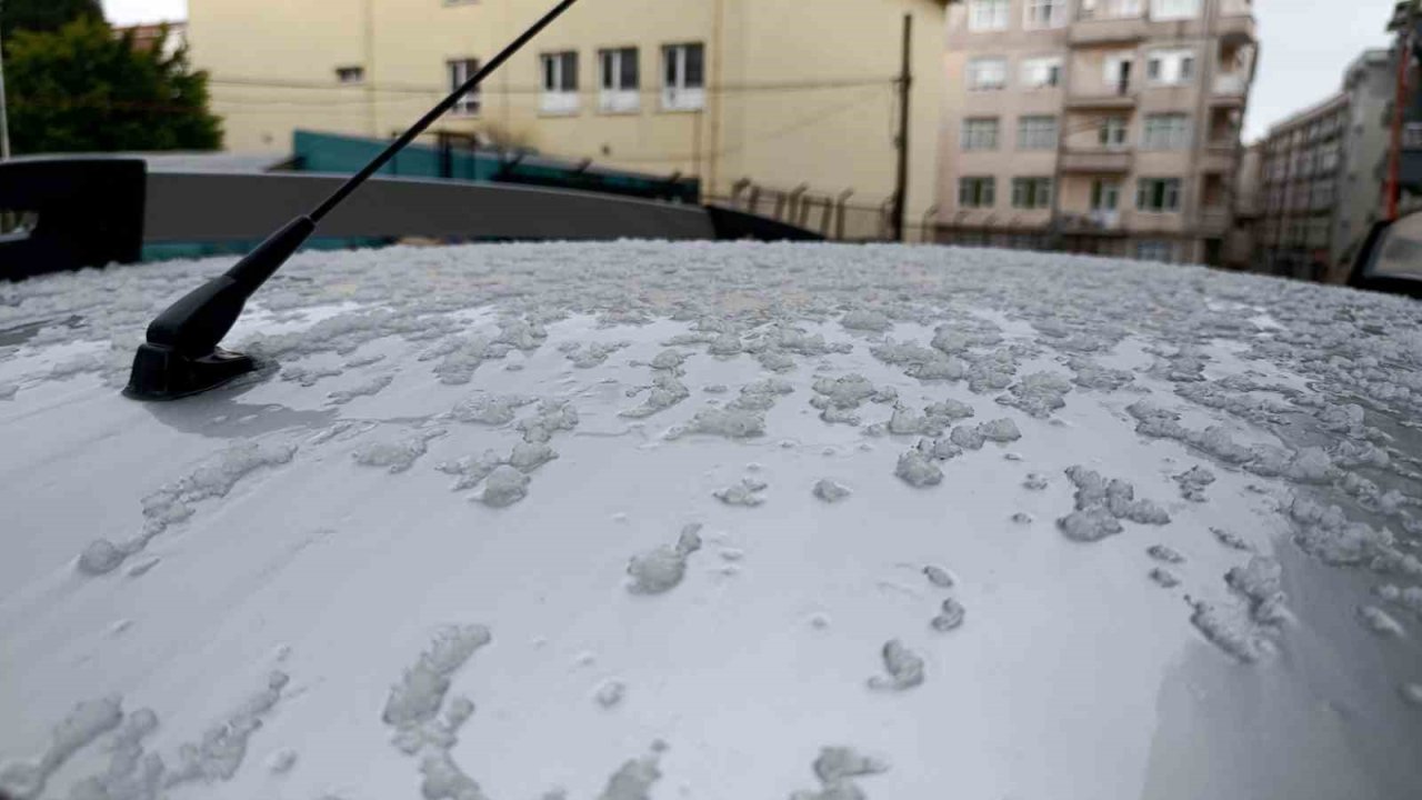 Tekirdağ’da dolu etkili oldu