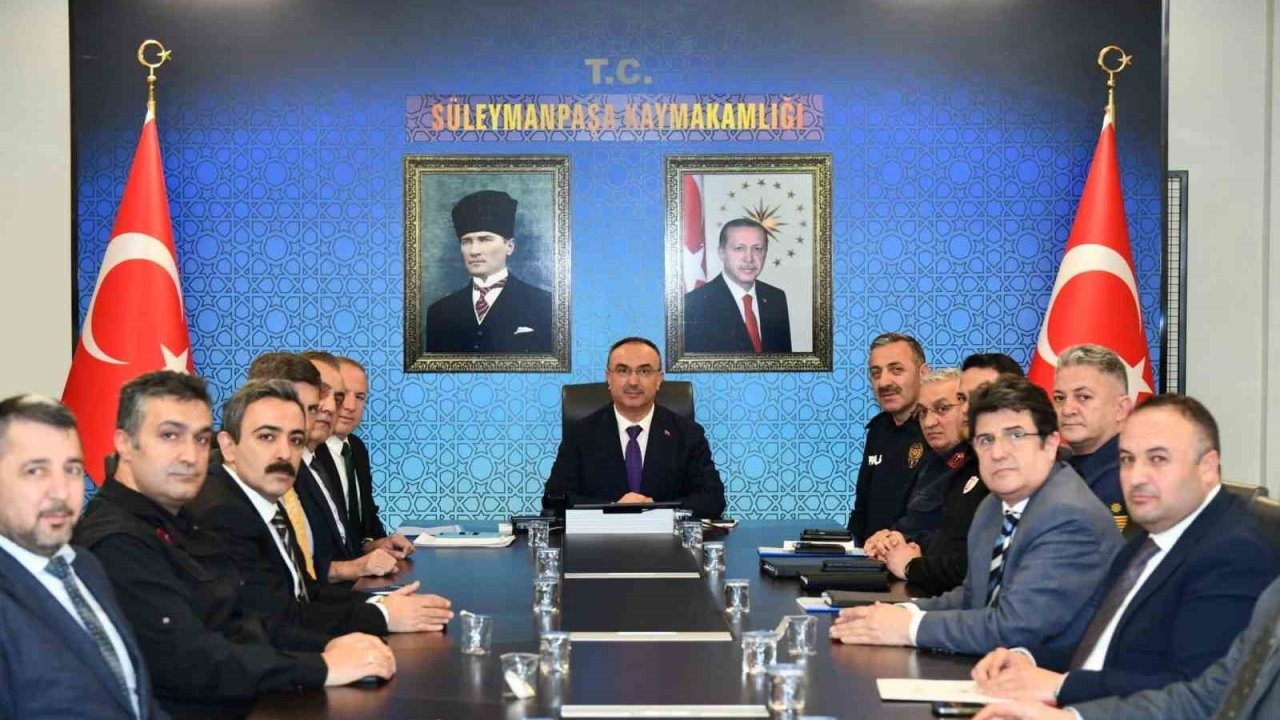 Tekirdağ’da "Plajlarda Yaz Tedbirleri" toplantısı gerçekleştirildi