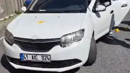 Teröristlerin kiraladığı otomobil polis ekipleri tarafından inceleniyor