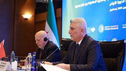 Ticaret Bakanı Bolat, Suriye Ekonomi ve Sanayi Bakanı el-Şa’ar ile görüştü