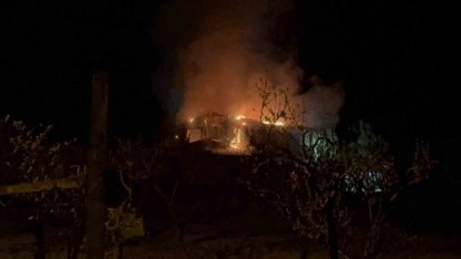 Tokat’ta çıkan yangında ev kullanılamaz hale geldi