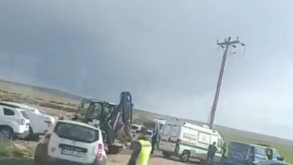 Toprağa gömülü kadın cesedi bulundu