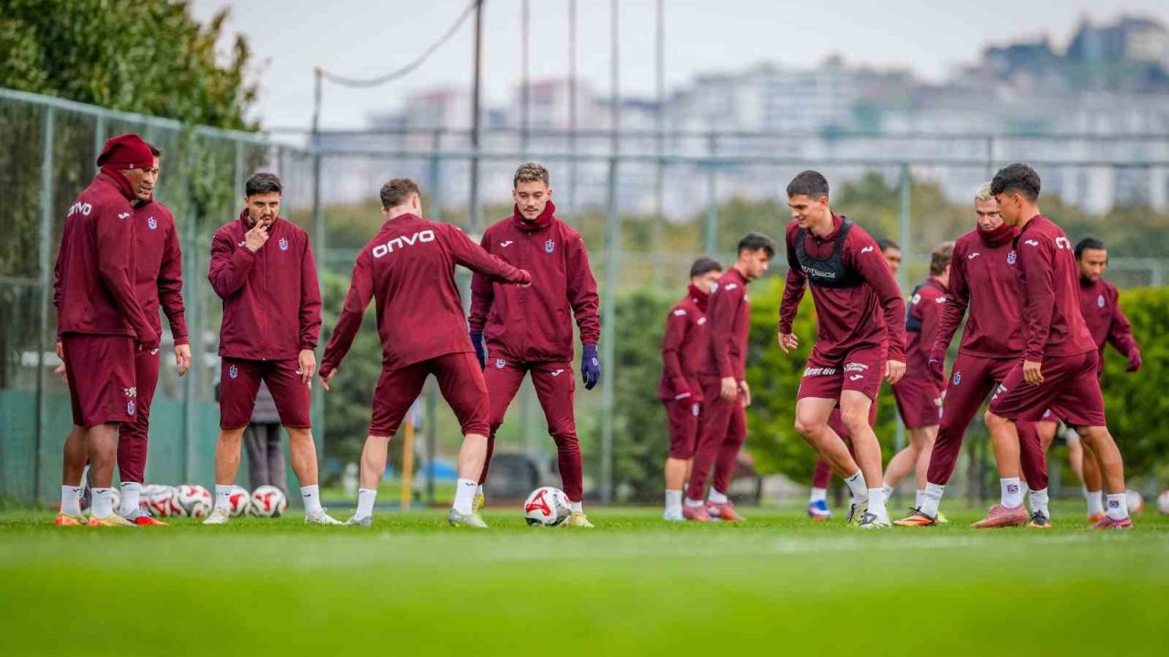 Trabzonspor, Göztepe maçı hazırlıklarını sürdürdü