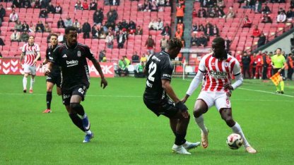 Trendyol Süper Lig: Samsunspor: 0 - Beşiktaş: 0 (İlk yarı)