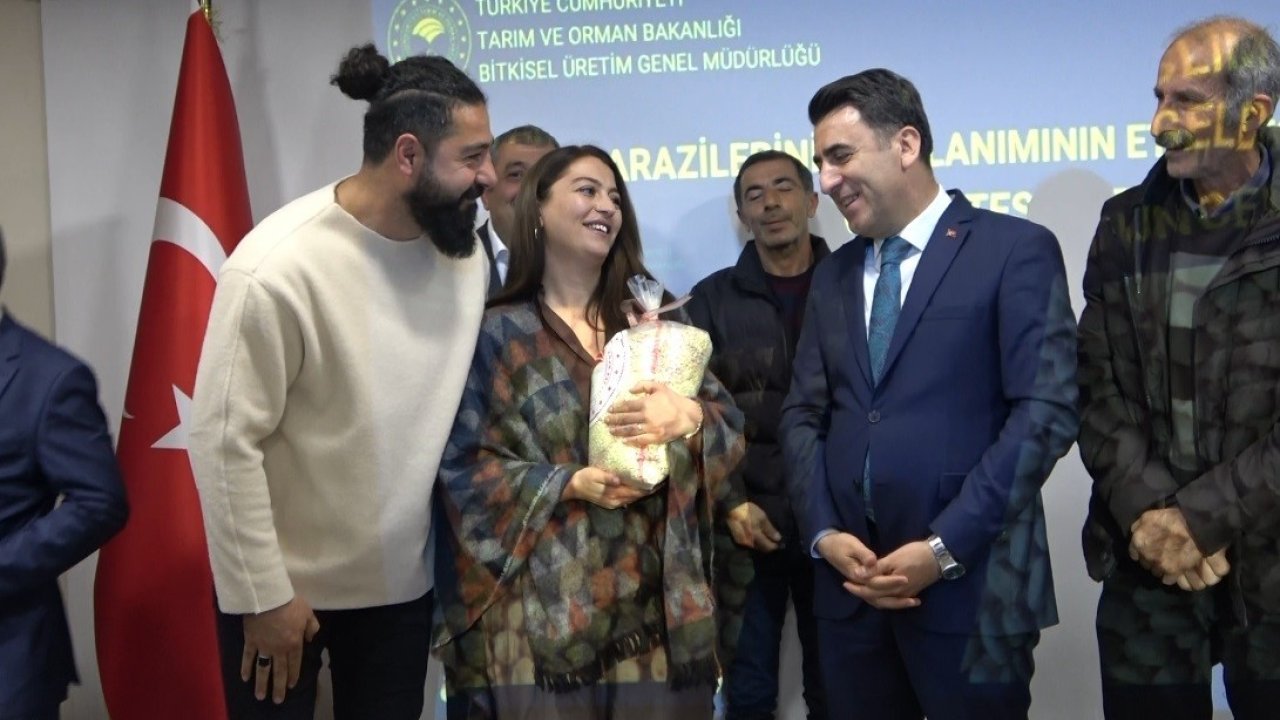 Tunceli’de çiftçilere tohum ve fide desteği