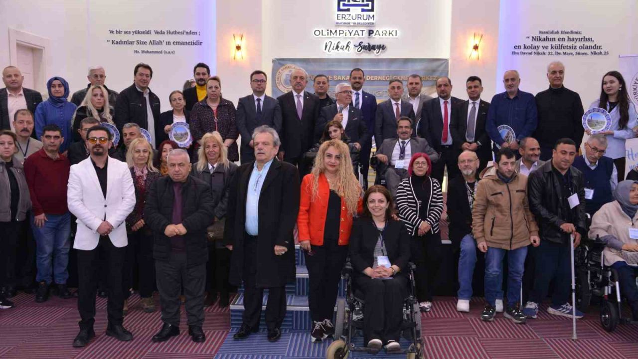 Türkiye Sakatlar Derneği Erzurum şubesi 30. yılını kutladı