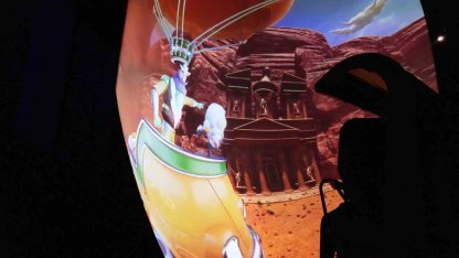 Türkiye’de ilk: Uçan sinema vatandaşların ayağını yerden kesti