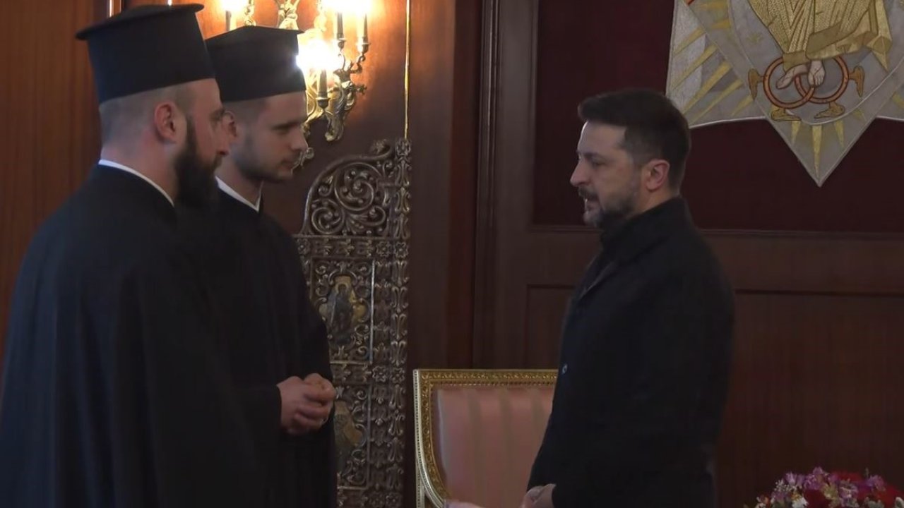 Ukrayna Devlet Başkanı Zelenskiy’den Rum Patrikhanesi’ne ziyaret