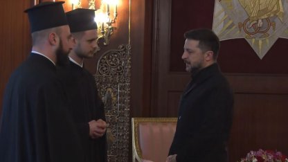 Ukrayna Devlet Başkanı Zelenskiy’den Rum Patrikhanesi’ne ziyaret
