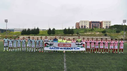 Üniversiteli sporculardan Filistin ve Gazze’ye özgürlük etkinliği
