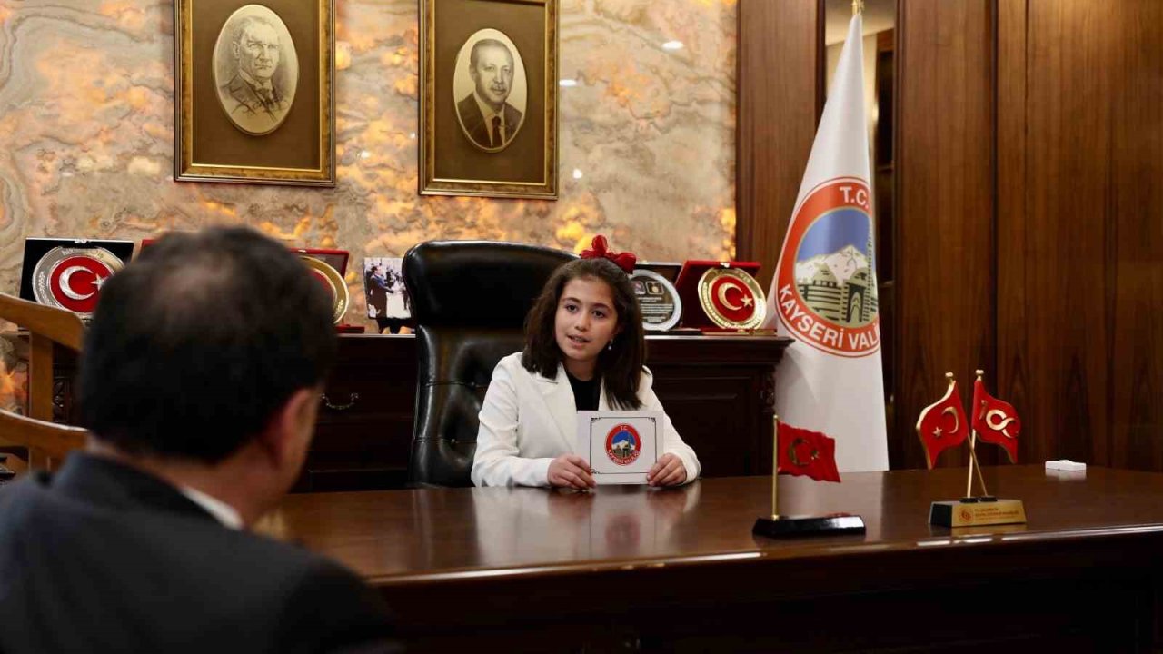 Vali Çiçek’in makamı 23 Nisan’da çocuklara emanet