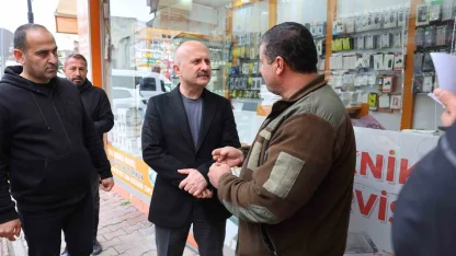 Vali Varol’dan esnafa ziyaret