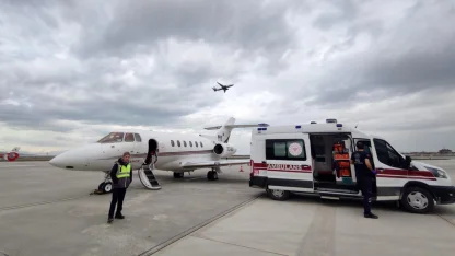 Van’da 2 günlük bebek için ambulans uçak havalandı