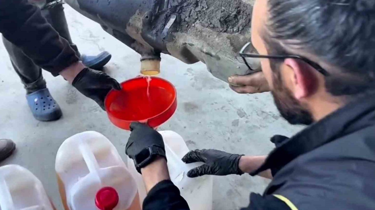 Yakıt deposunda 48 kilo sıvı metamfetamin ele geçirildi