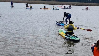 Yayla gölü, kana sporcularını ağırladı
