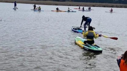 Yayla gölü, kana sporcularını ağırladı