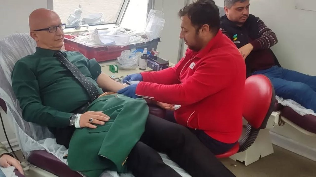 Yenipazar İlçe Milli Eğitim’den kan bağışına destek