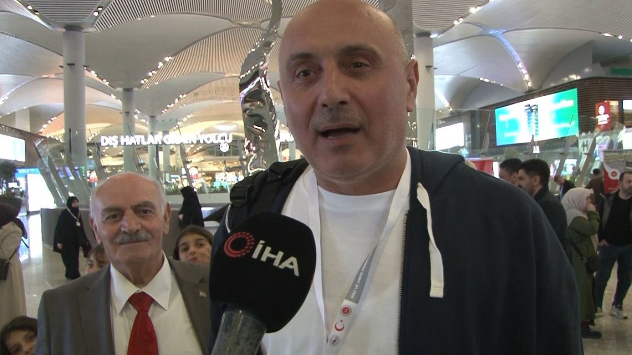 Yılın ilk hacı adayları İstanbul Havalimanı’ndan kutsal topraklara uğurlandı