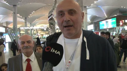 Yılın ilk hacı adayları İstanbul Havalimanı’ndan kutsal topraklara uğurlandı