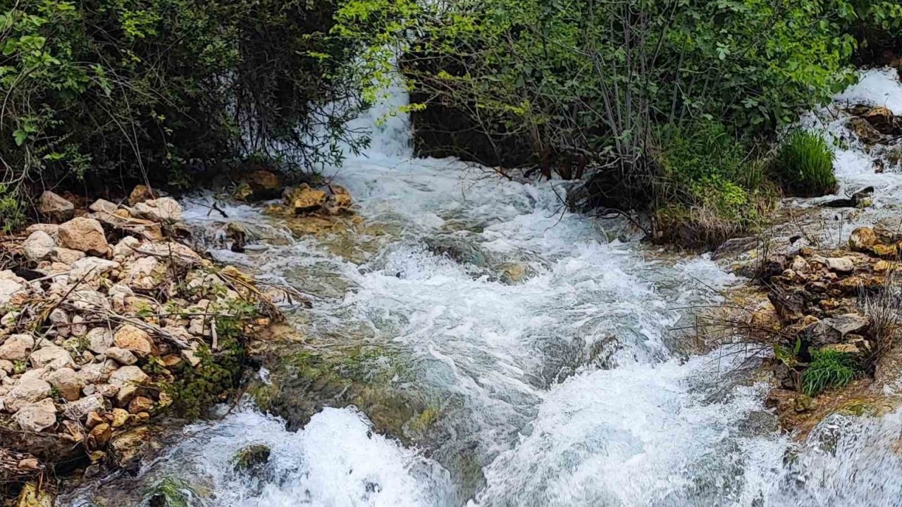 Adana’da yağış sonrası doğa şöleni: Mesire alanı şelalelere dönüştü