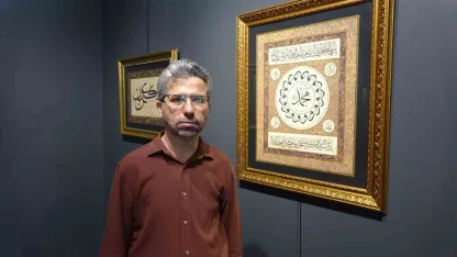 Adıyaman’da ebru sergisi açıldı
