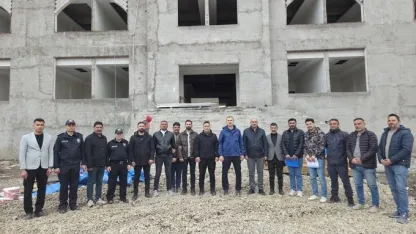 Ağrı’da yeni emniyet binasında çalışmalar hızlandırılıyor