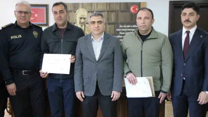 Amasya’da hayat kurtaran polisler: "Heimlich manevrasını hiç tereddüt etmeden uyguladık"