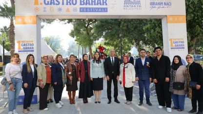 Antakya gastro bahar festivalinin açılışı gerçekleştirildi