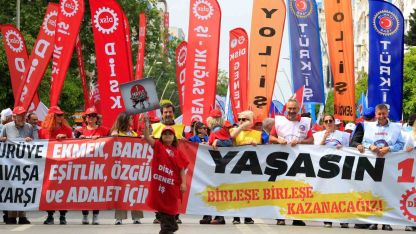 Antalya’da 1 Mayıs coşkusu