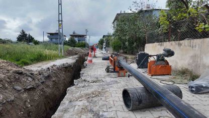 Arsuz’un 100 yıllık su ihtiyacını karşılayacak projede çalmalar sürüyor