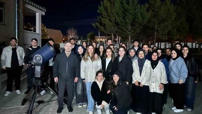 Astronomi Kulübü üç gün süren gökyüzü gözlemi düzenledi