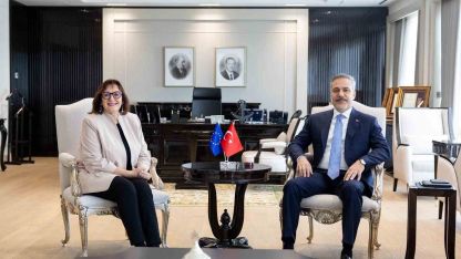 Bakan Fidan, Akdeniz Komiseri Suica ile görüştü