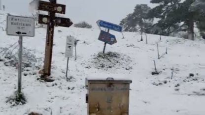 Bilecik’in yüksek rakımlı köylerinde kar kalınlığı 10 santimetreyi buldu