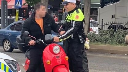 Bindiği motosikletin iki katı ceza yedi
