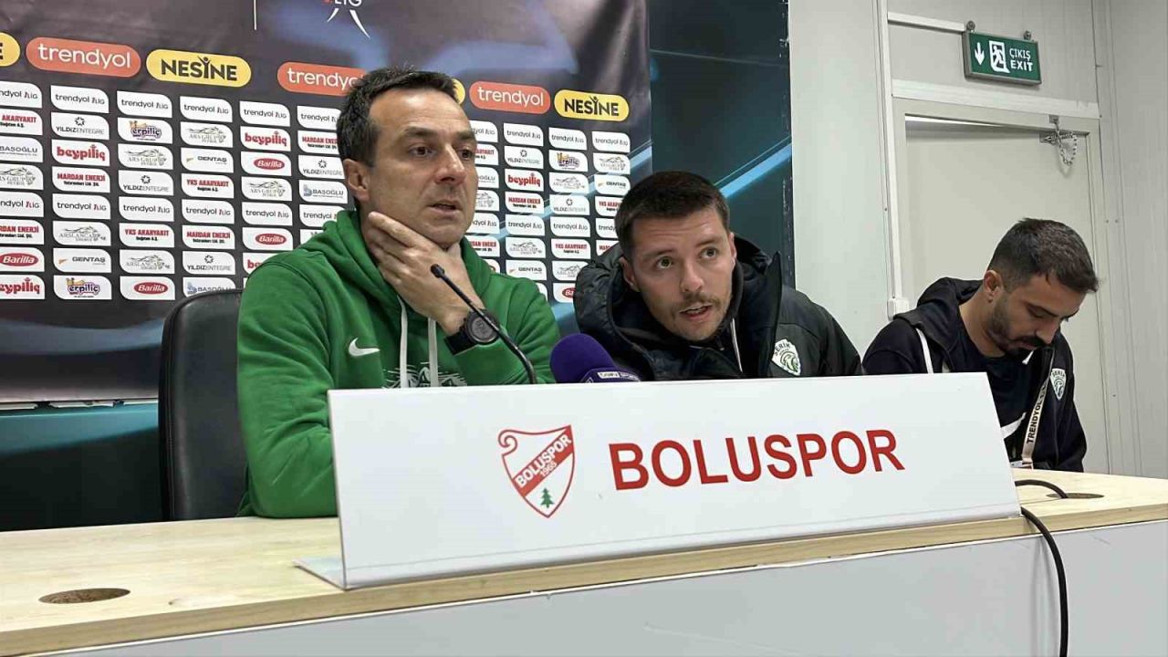 Boluspor - Serikspor maçının ardından