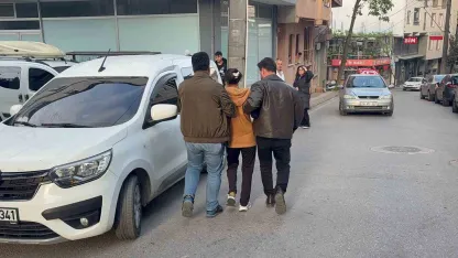 ’’Bu araç benim’’ diyerek  hırsızlık için girdiği araçtan inmeyen kadın tutuklandı