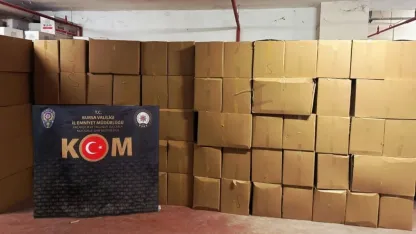 Bursa’da rekor kaçak makaron operasyonu