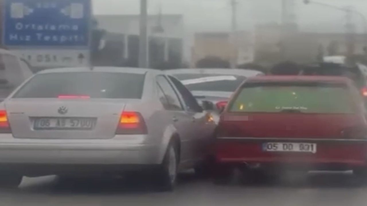 Çorum’da düğün konvoyu tehlike saçtı