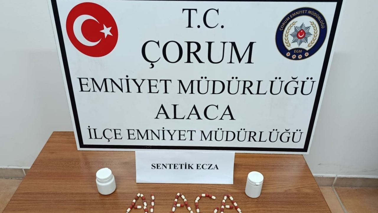 Çorum’da uyuşturucu opersyonu: 3 gözaltı