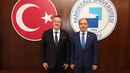 Denizli OSB Yönetimi, Rektör Mahmud Güngör’e ziyaret etti