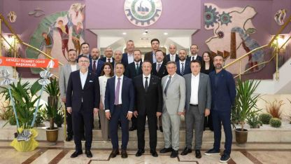 Denizli Ticaret Odası’ndan Denizli OSB Yönetimine tebrik ziyareti