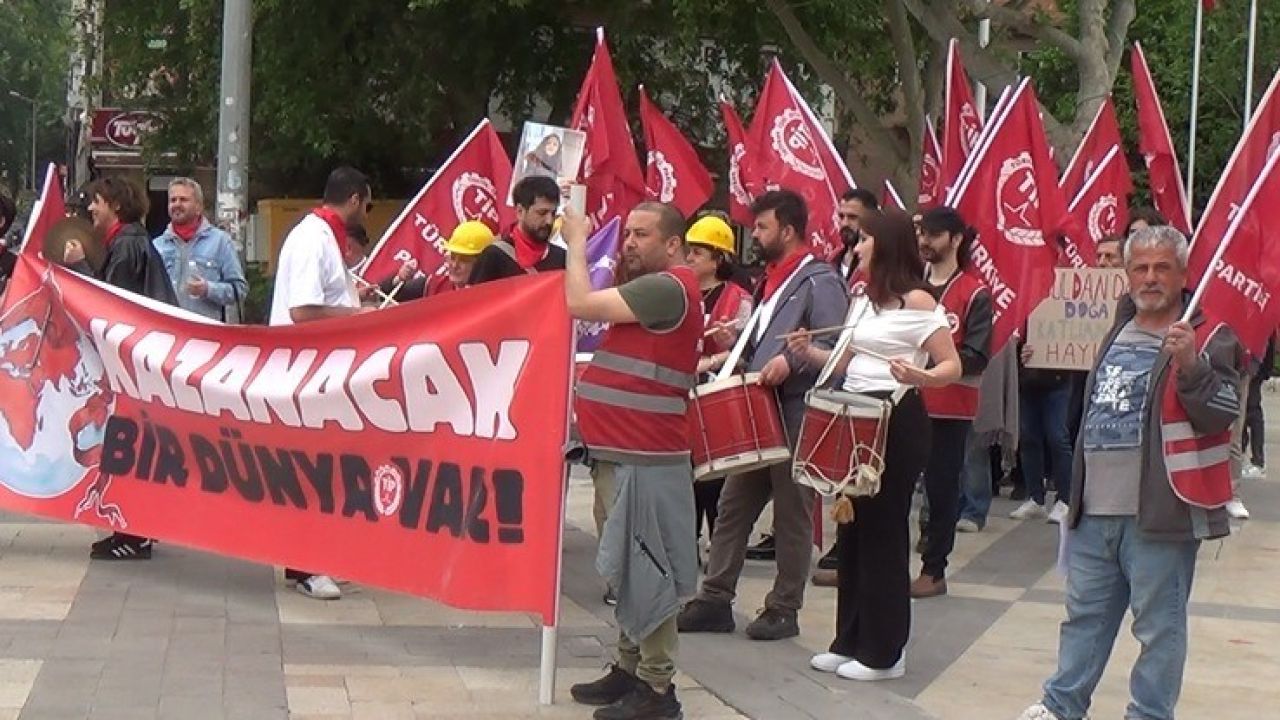 Denizli’de 1 Mayıs’ta binlerce kişi meydanlardan yürüdü
